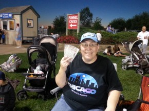 Carrie won tickets from the contest.