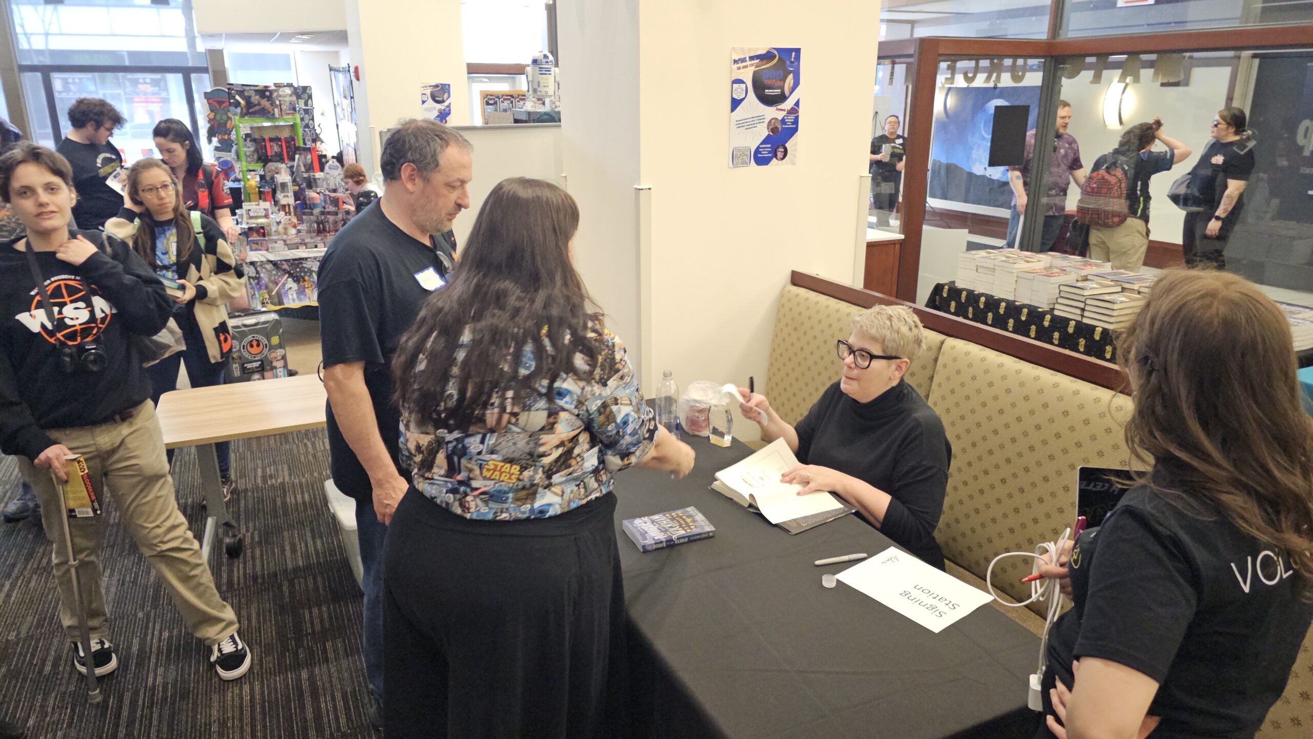 Author signing